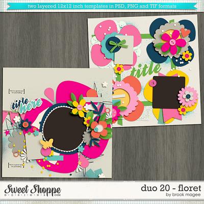 Brook's Templates - Duo 20 - Floret by Brook Magee