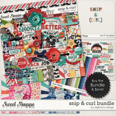 Snip & Curl Bundle by Digilicious Design