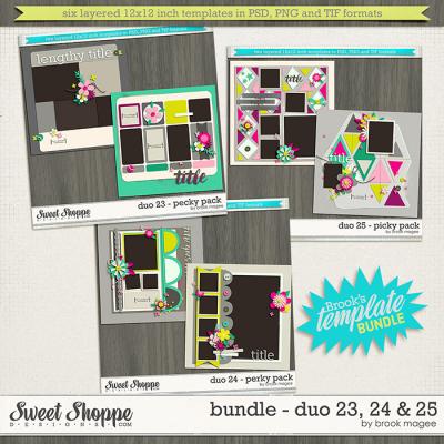 Brook's Templates - Bundle - Duo 23, 24 & 25 by Brook Magee