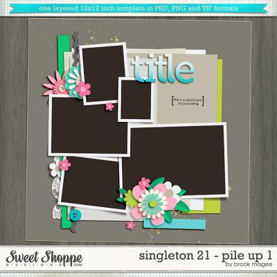 Brook's Templates - Singleton 21 - Pile Up 1 by Brook Magee