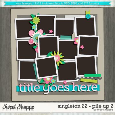 Brook's Templates - Singleton 22 - Pile Up 2 by Brook Magee