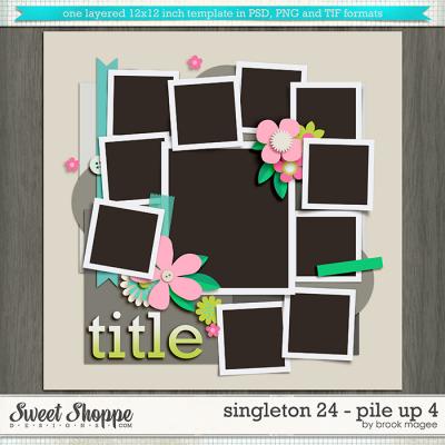 Brook's Templates - Singleton 24 - Pile Up 4 by Brook Magee
