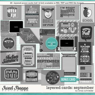 Cindy's Layered Cards - September Edition by Cindy Schneider