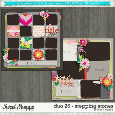 Brook's Templates - Duo 26 - Stepping Stones by Brook Magee