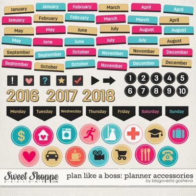 Plan Like a Boss: Planner accessories by Blagovesta Gosheva