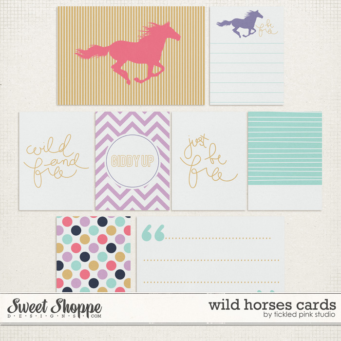 Wild Horses Cards by Tickled Pink Studio Wild Horses Cards by Tickled Pink Studio