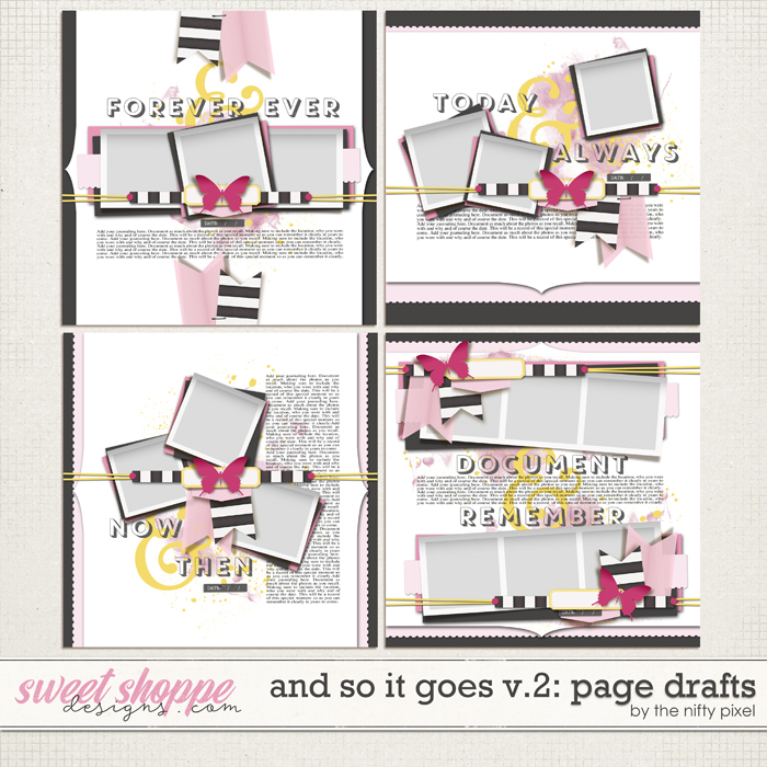 AND SO IT GOES V.2 | PAGE DRAFTS by The Nifty Pixel