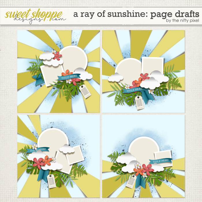 A RAY OF SUNSHINE | PAGE DRAFTS by The Nifty Pixel
