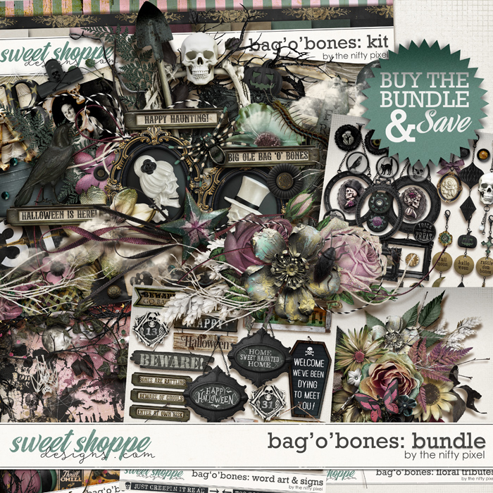 BAG 'O' BONES | BUNDLE by The Nifty Pixel
