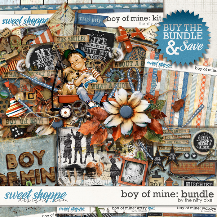 BOY OF MINE | BUNDLE by The Nifty Pixel