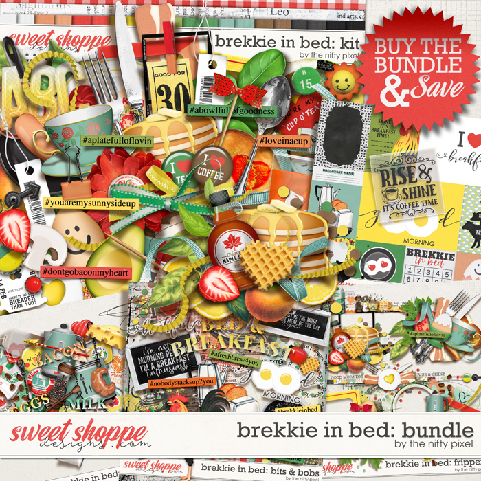 BREKKIE IN BED | BUNDLE by The Nifty Pixel