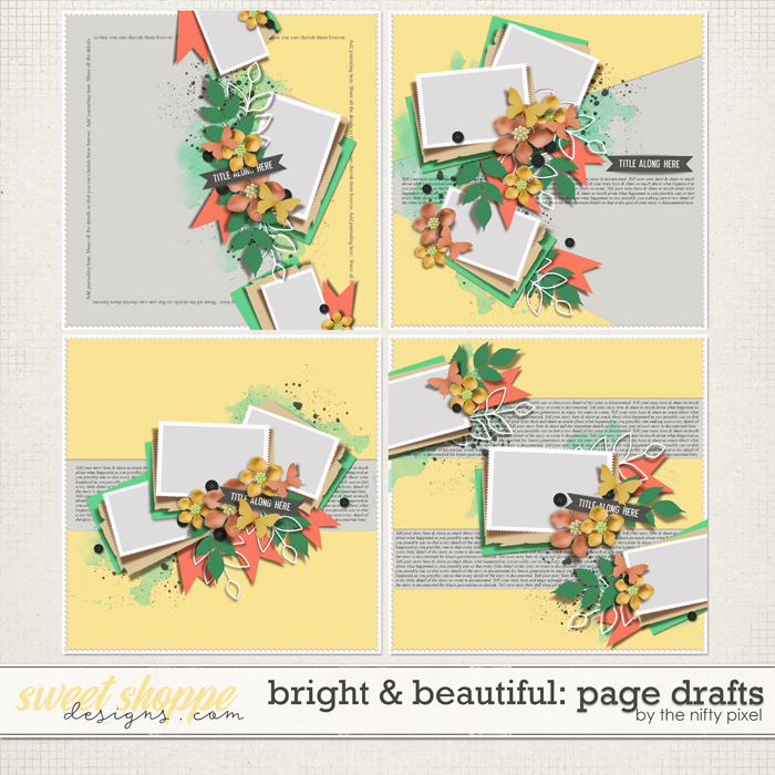 BRIGHT & BEAUTIFUL | PAGE DRAFTS by The Nifty Pixel
