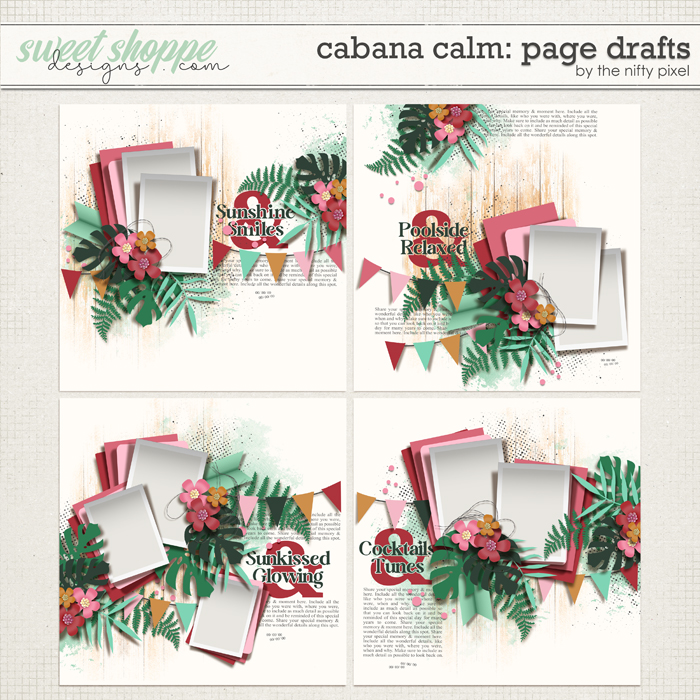 *FREE with your $10 PURCHASE* CABANA CALM | PAGE DRAFTS by The Nifty Pixel