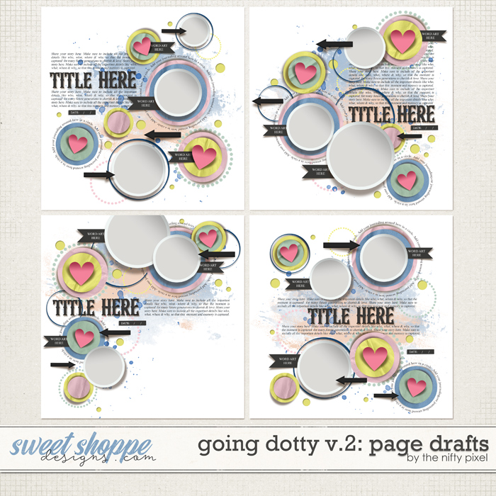 GOING DOTTY V.2 | PAGE DRAFTS by The Nifty Pixel