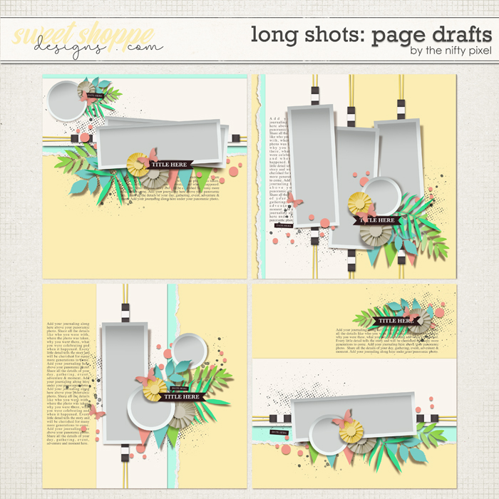 LONG SHOTS | PAGE DRAFTS by The Nifty Pixel