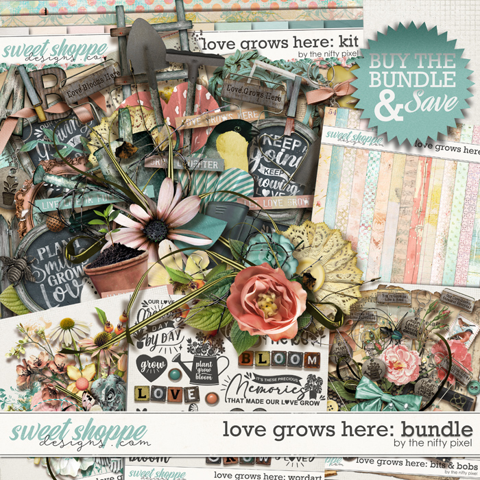 LOVE GROWS HERE | BUNDLE by The Nifty Pixel