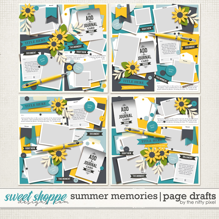 SUMMER MEMORIES | PAGE DRAFTS by The Nifty Pixel