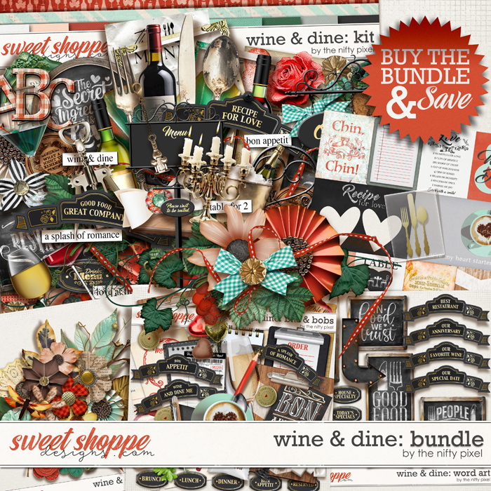WINE & DINE | BUNDLE by The Nifty Pixel