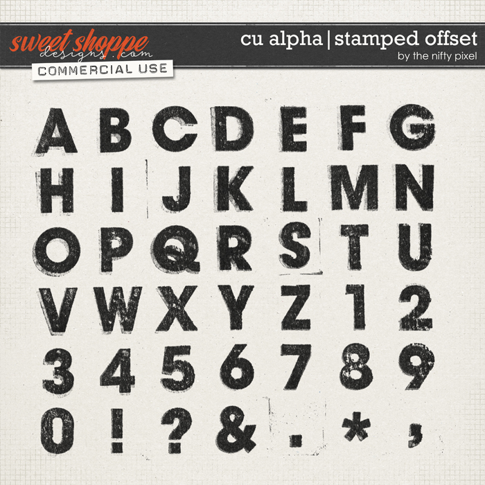 CU ALPHA | STAMPED OFFSET by The Nifty Pixel