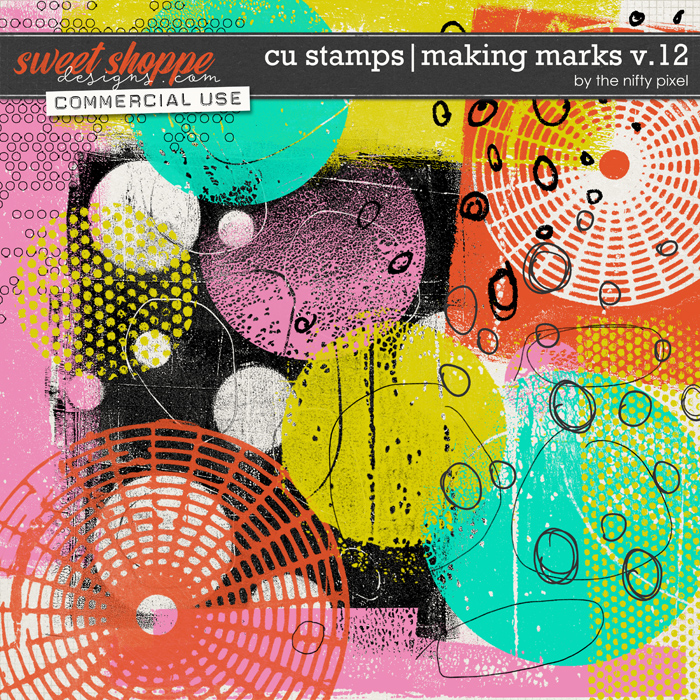 CU BRUSH & STAMPS | MAKING MARKS V.12 by The Nifty Pixel