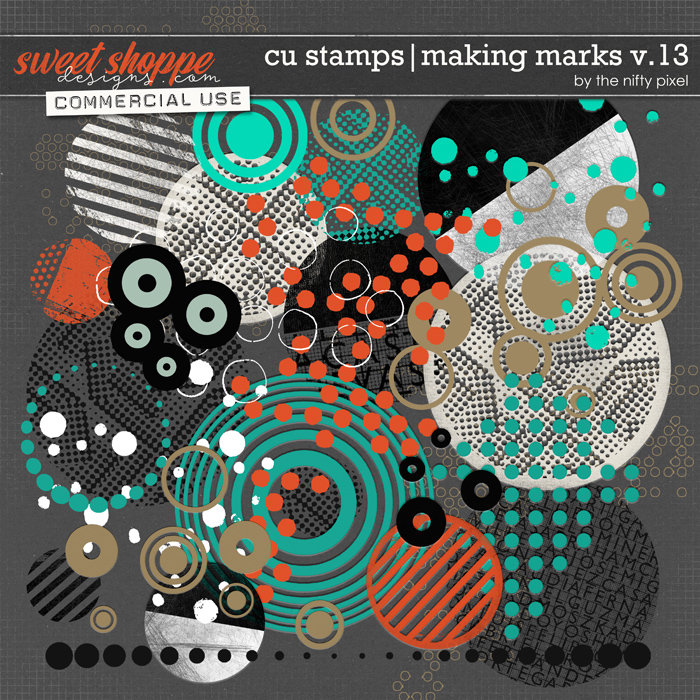 CU BRUSH & STAMPS | MAKING MARKS V.13 by The Nifty Pixel