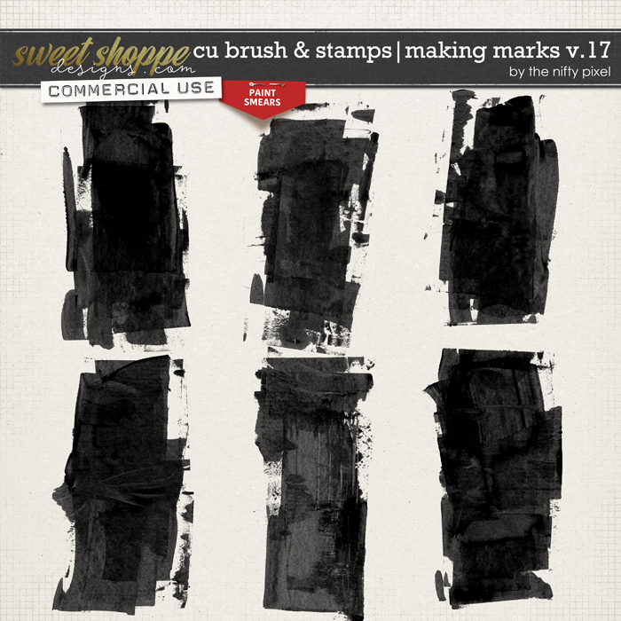 CU BRUSH & STAMPS | MAKING MARKS V.17 by The Nifty Pixel