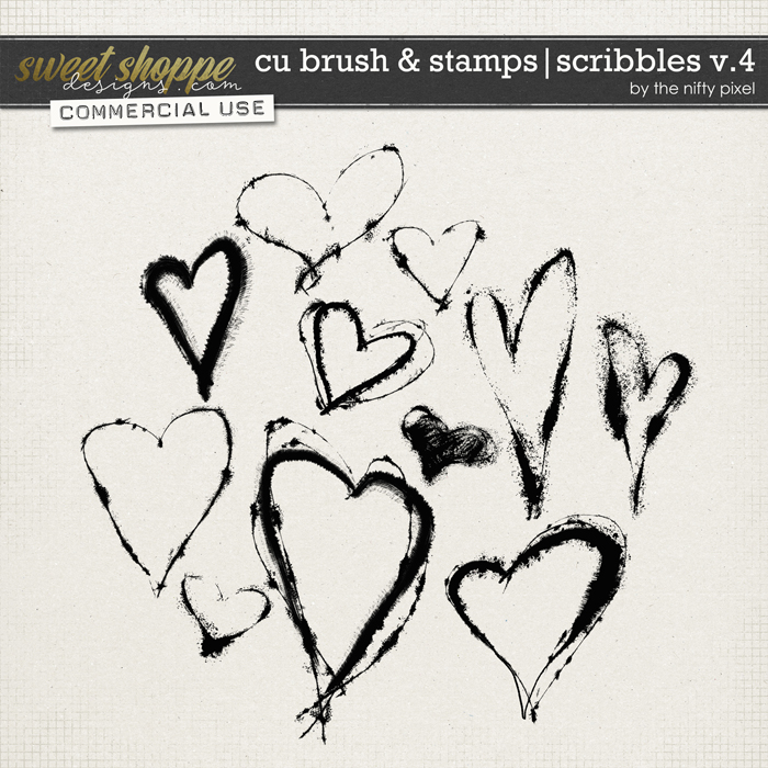 CU BRUSH & STAMPS | SCRIBBLES V.4 by The Nifty Pixel