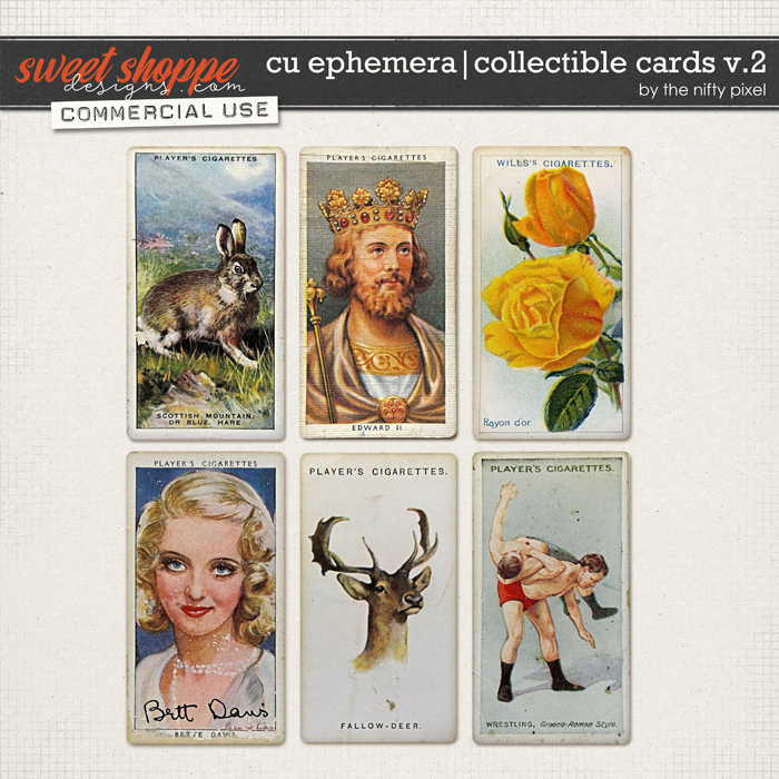 CU EPHEMERA | COLLECTIBLE CARDS V.2 by The Nifty Pixel