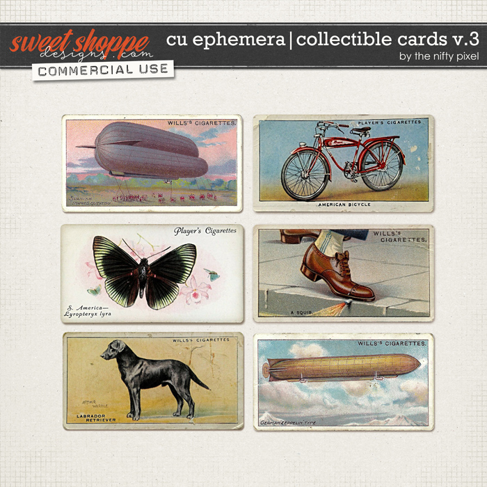 CU EPHEMERA | COLLECTIBLE CARDS V.3 by The Nifty Pixel