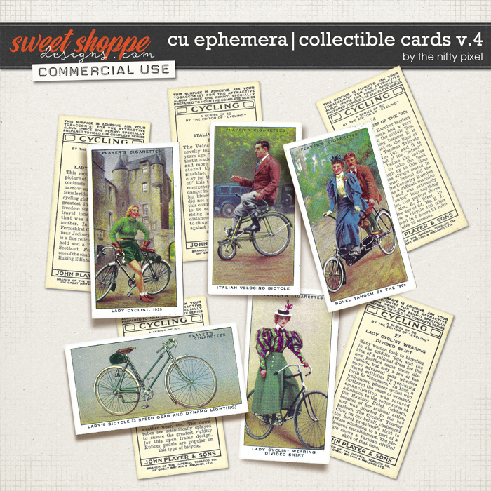 CU EPHEMERA | COLLECTIBLE CARDS V.4 by The Nifty Pixel