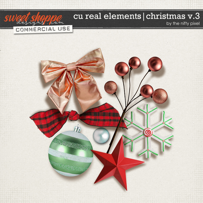 CU REALISTIC ELEMENTS | CHRISTMAS V.3 by The Nifty Pixel