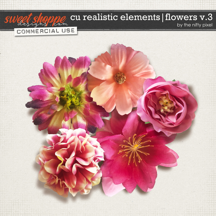 CU REALISTIC ELEMENTS | FLOWERS V.3 by The Nifty Pixel
