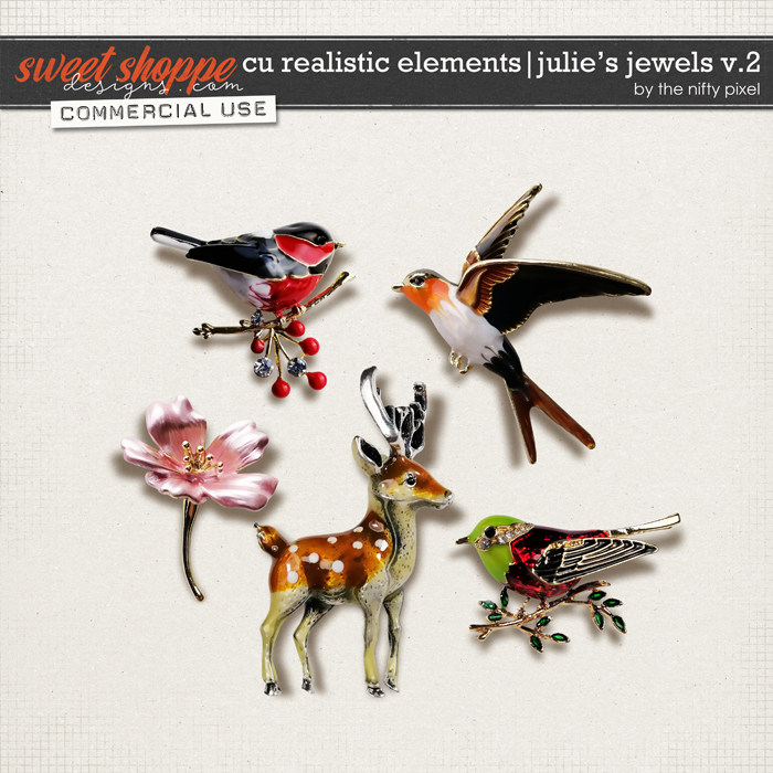 CU REALISTIC ELEMENTS | JULIE'S JEWELS V.2 by The Nifty Pixel