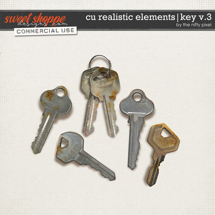 CU REALISTIC ELEMENTS | KEYS V.3 by The Nifty Pixel