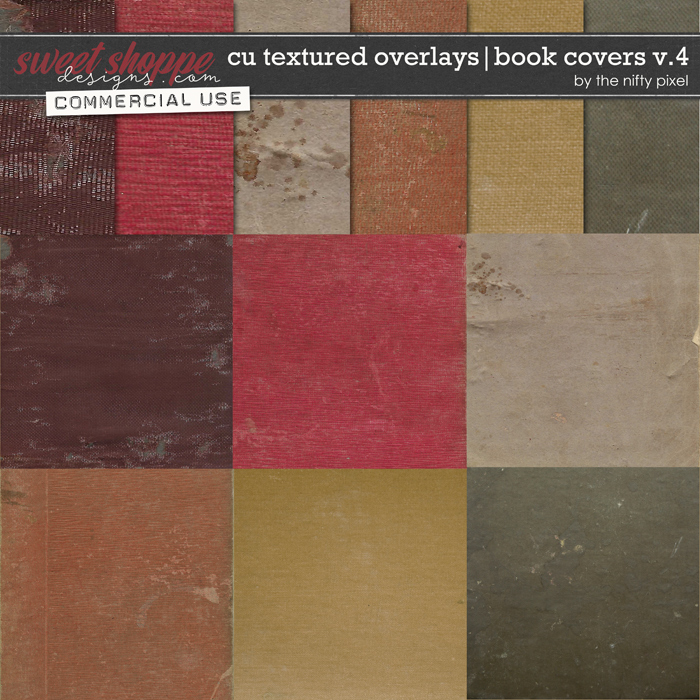 CU TEXTURED OVERLAYS | BOOK COVERS V.4 by The Nifty Pixel