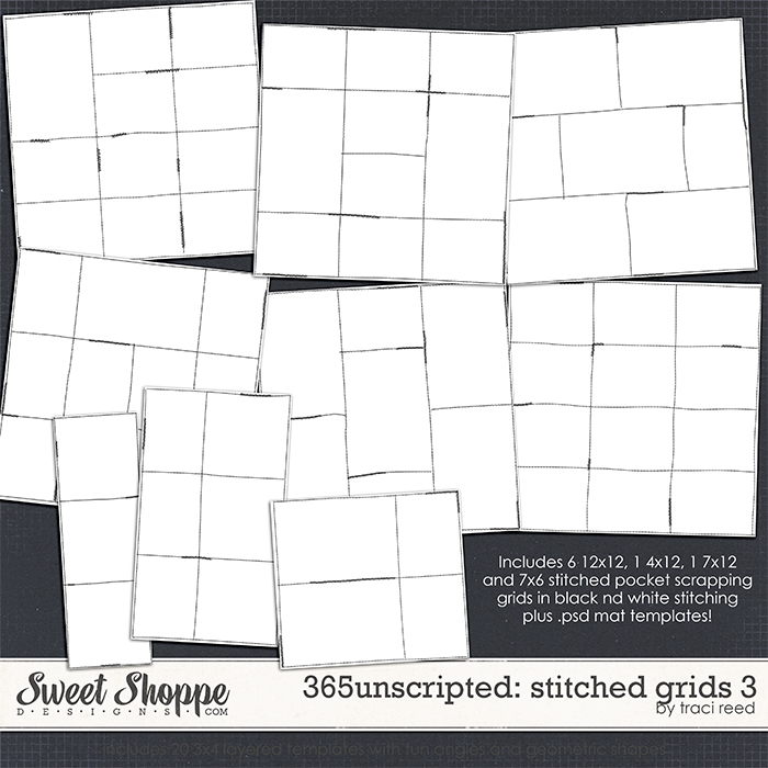 365Unscripted: Stitched Grids 3 by Traci Reed *RE-RELEASE*