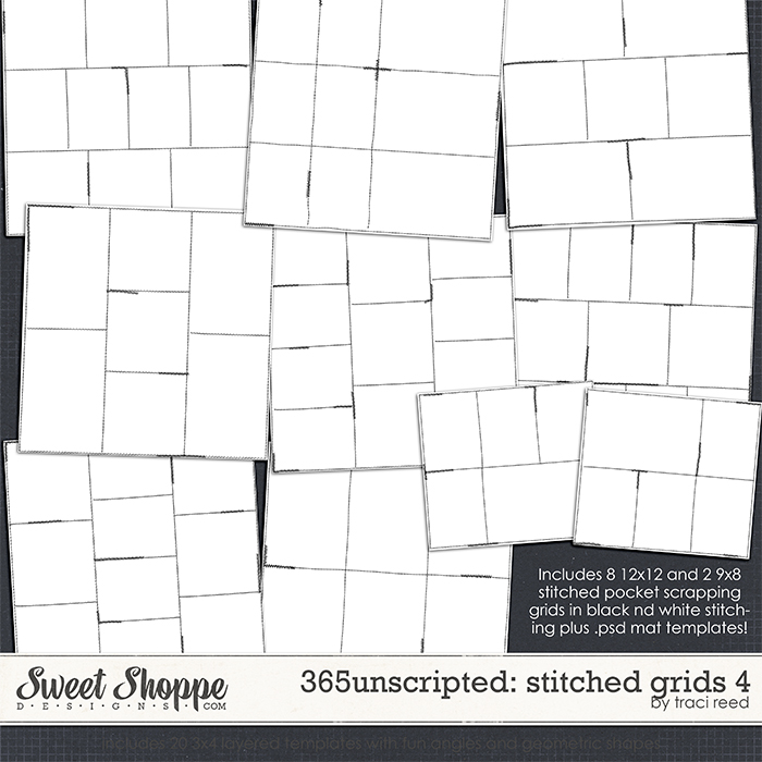 365Unscripted: Stitched Grids 4 by Traci Reed *RE-RELEASE*