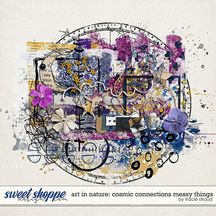 Art In Nature: Cosmic Connections Messy Things by Tracie Stroud
