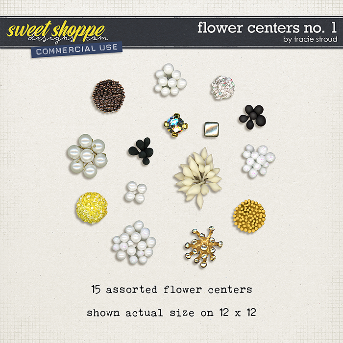 CU Flower Centers no. 1 by Tracie Stroud