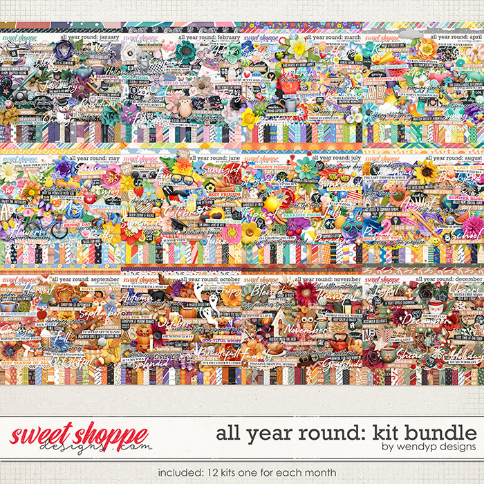All year round: kit bundle by WendyP Designs