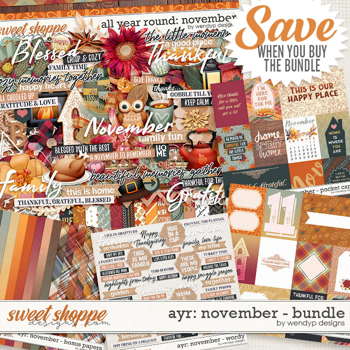 All year round: November - Bundle by WendyP Designs