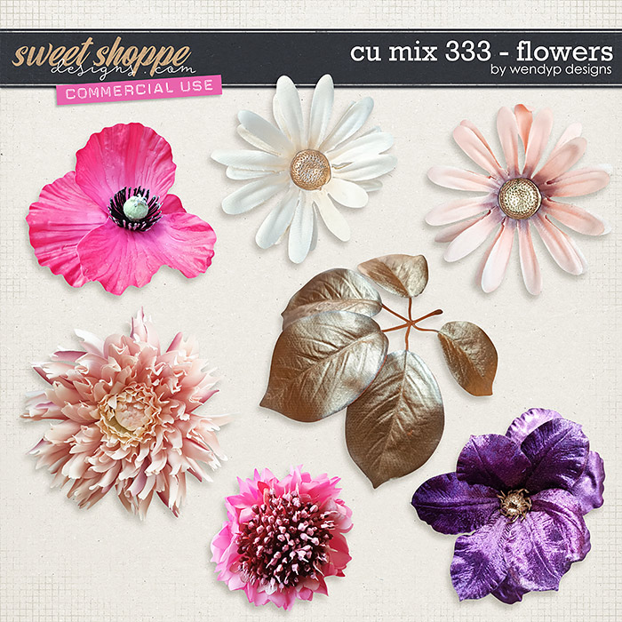CU Mix 333 - Flowers by WendyP Designs