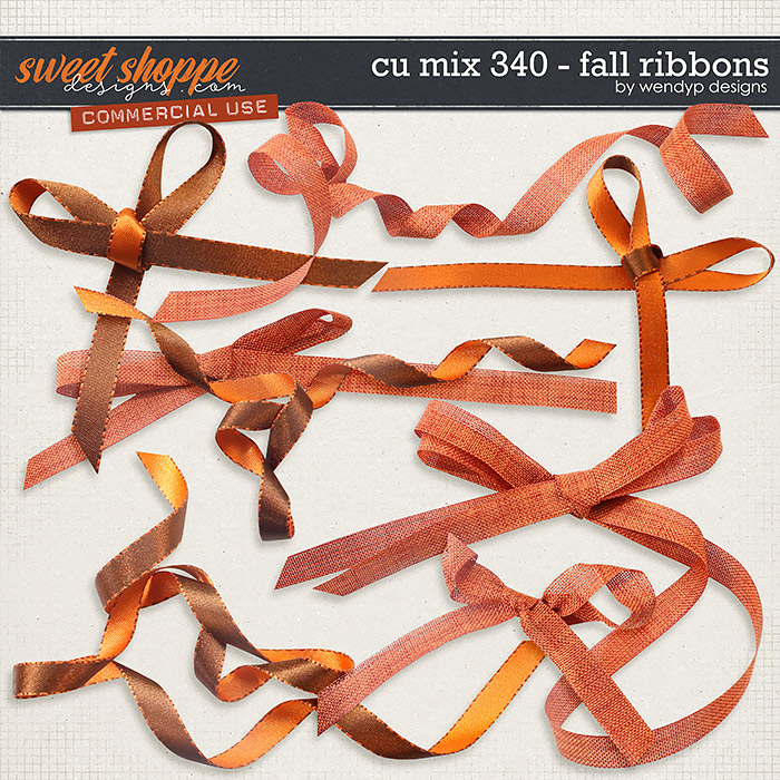 CU Mix 340 - Fall ribbons by WendyP Designs 