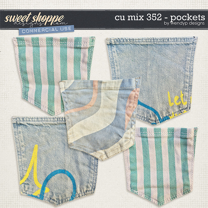 CU mix 352 - Pockets by WendyP Designs 