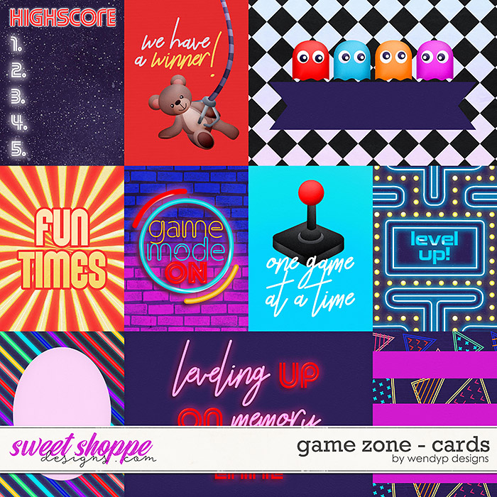 Game Zone - cards by WendyP Designs
