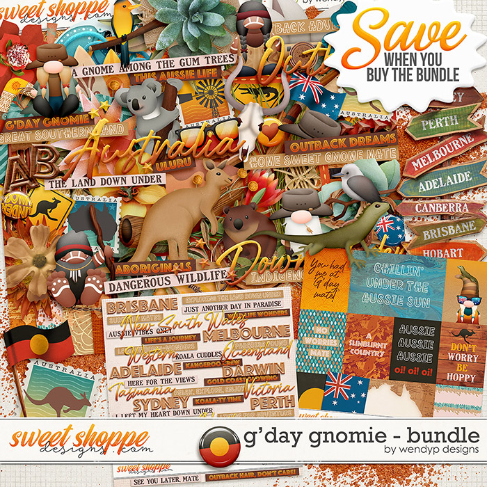 G'Day Gnomie - Bundle by WendyP Designs G'Day Gnomie - Bundle by WendyP Designs