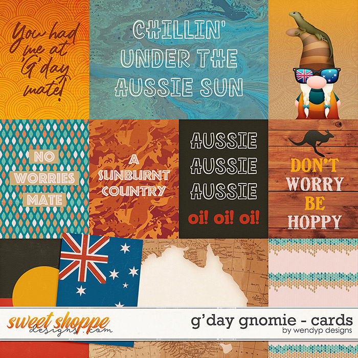 G'Day Gnomie - Cards by WendyP Designs G'Day Gnomie - Cards by WendyP Designs