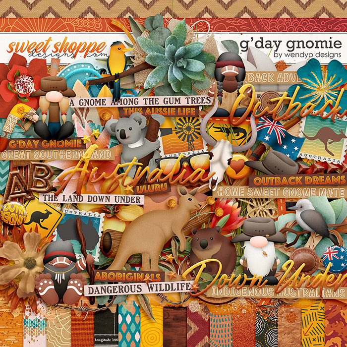 G'Day Gnomie by WendyP Designs G'Day Gnomie by WendyP Designs