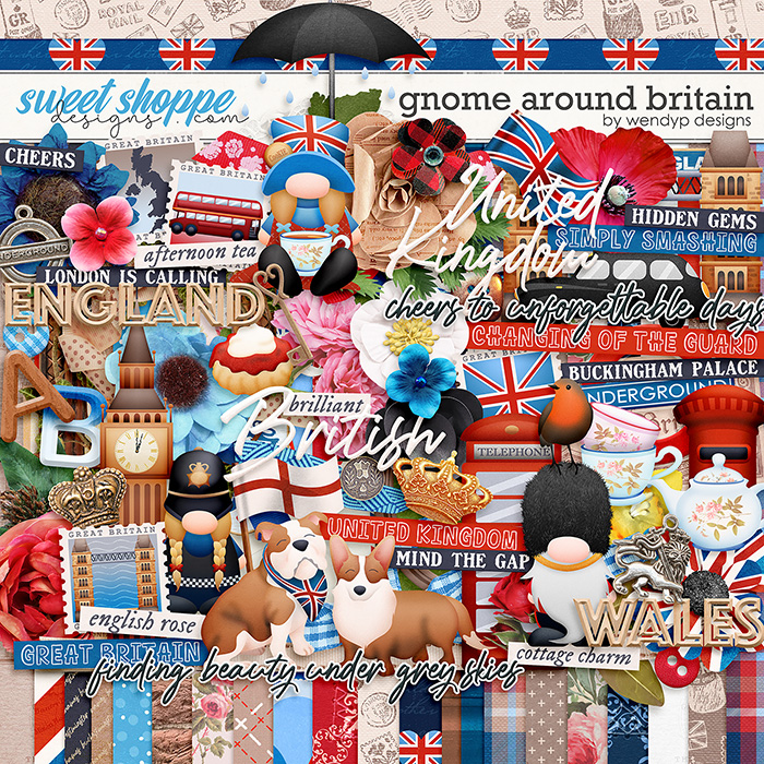 Gnome around Britain by WendyP Designs