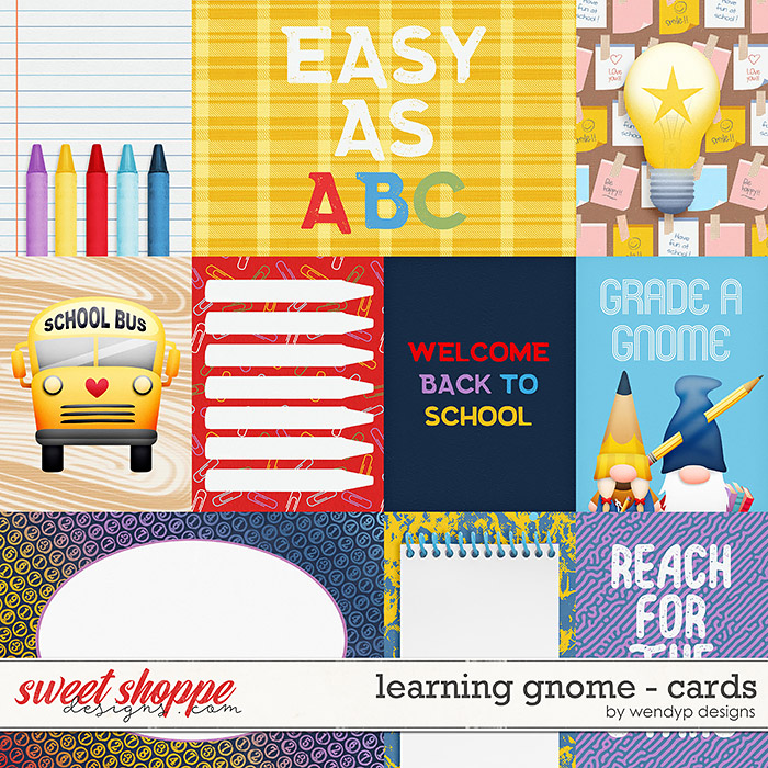 Learning gnome - cards by WendyP Designs